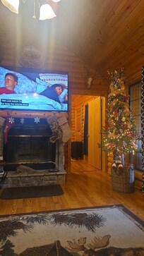 We had Hallmark movies going most the time!