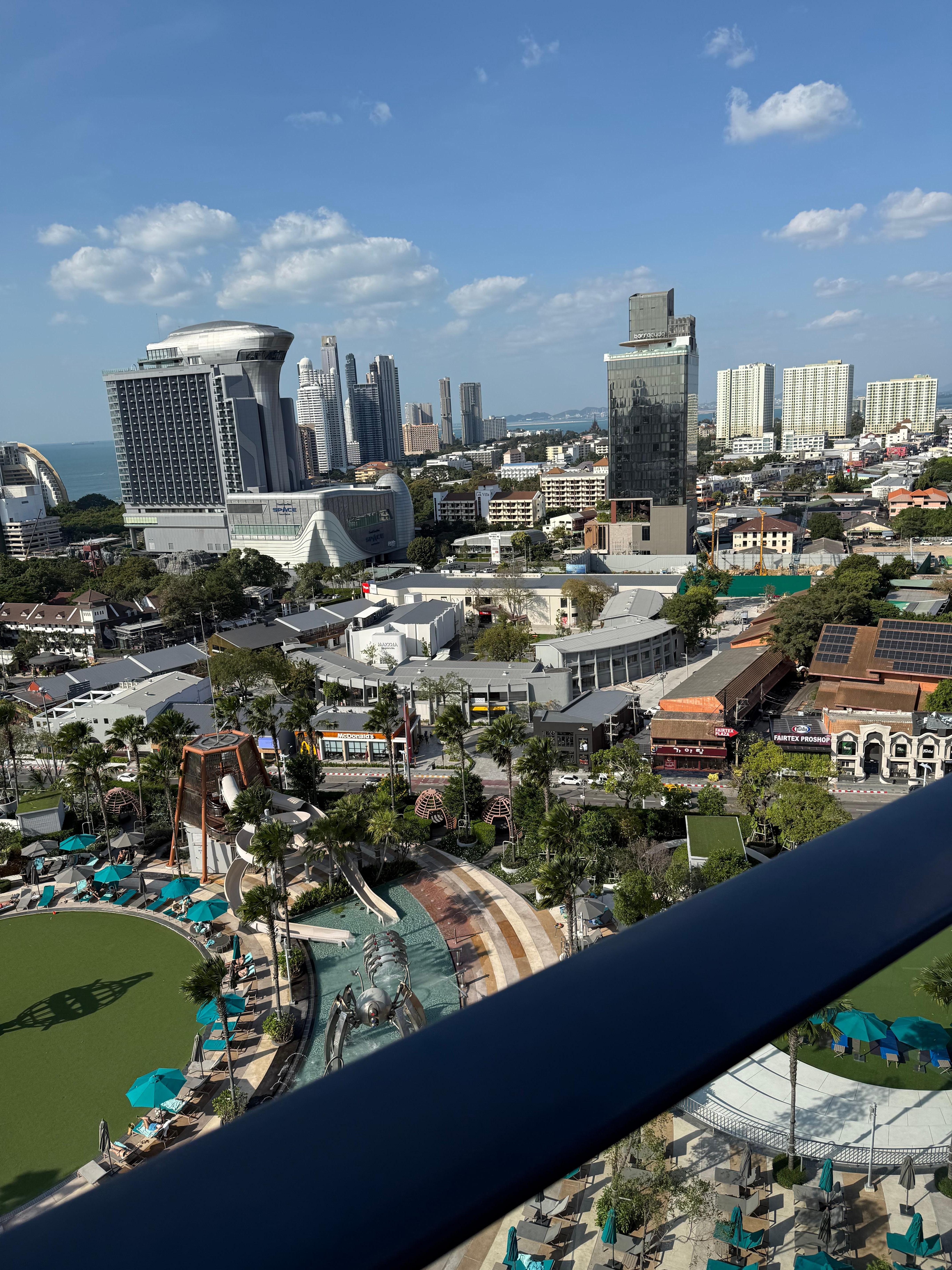 Utsikten från balkongen 