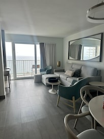 Living space with ocean view