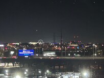 View from parking garage at hotel