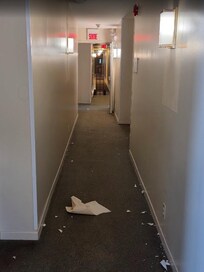 Passage pour me rendre à ma chambre