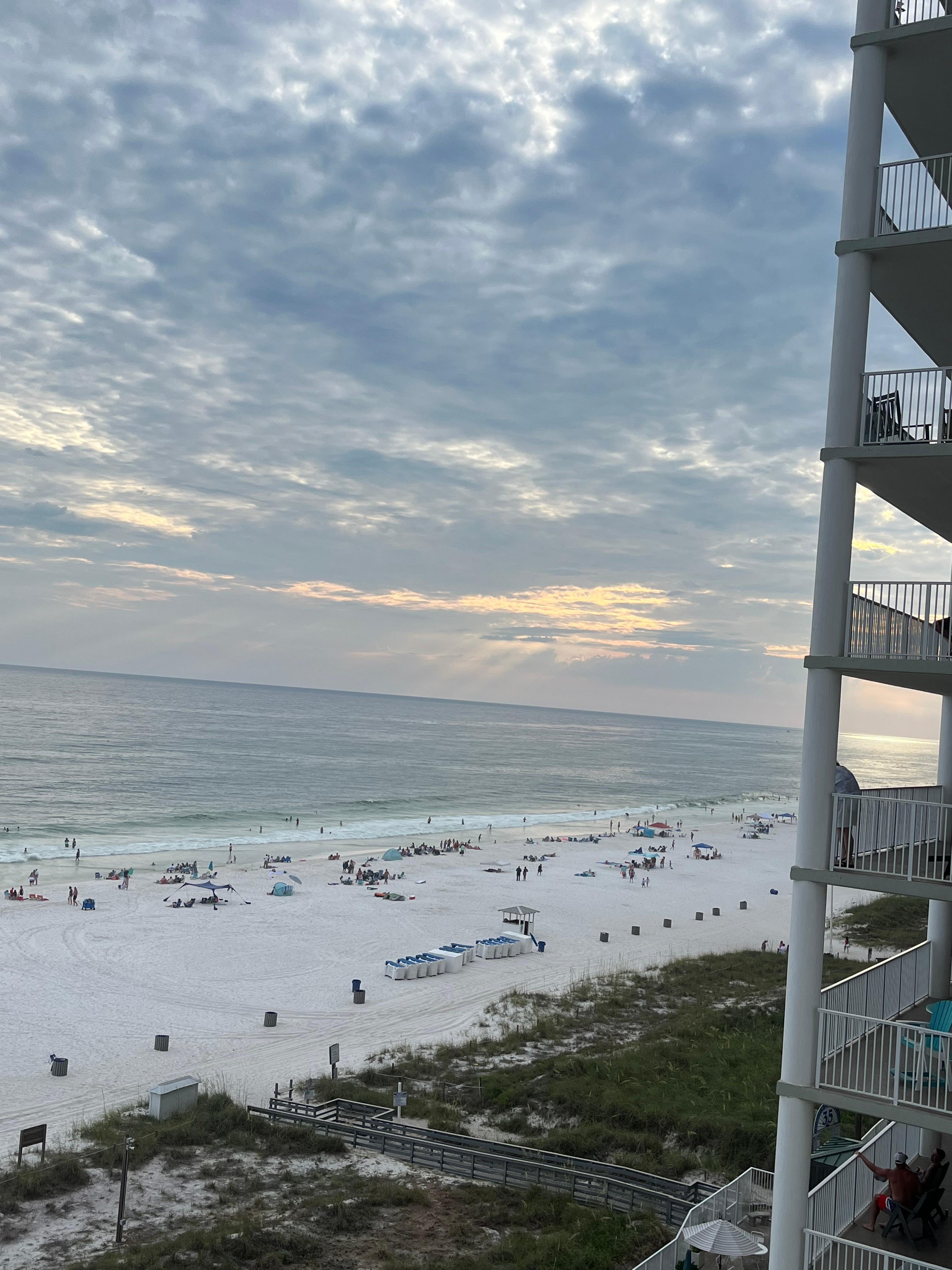 View from our balcony.