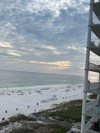 View from our balcony.