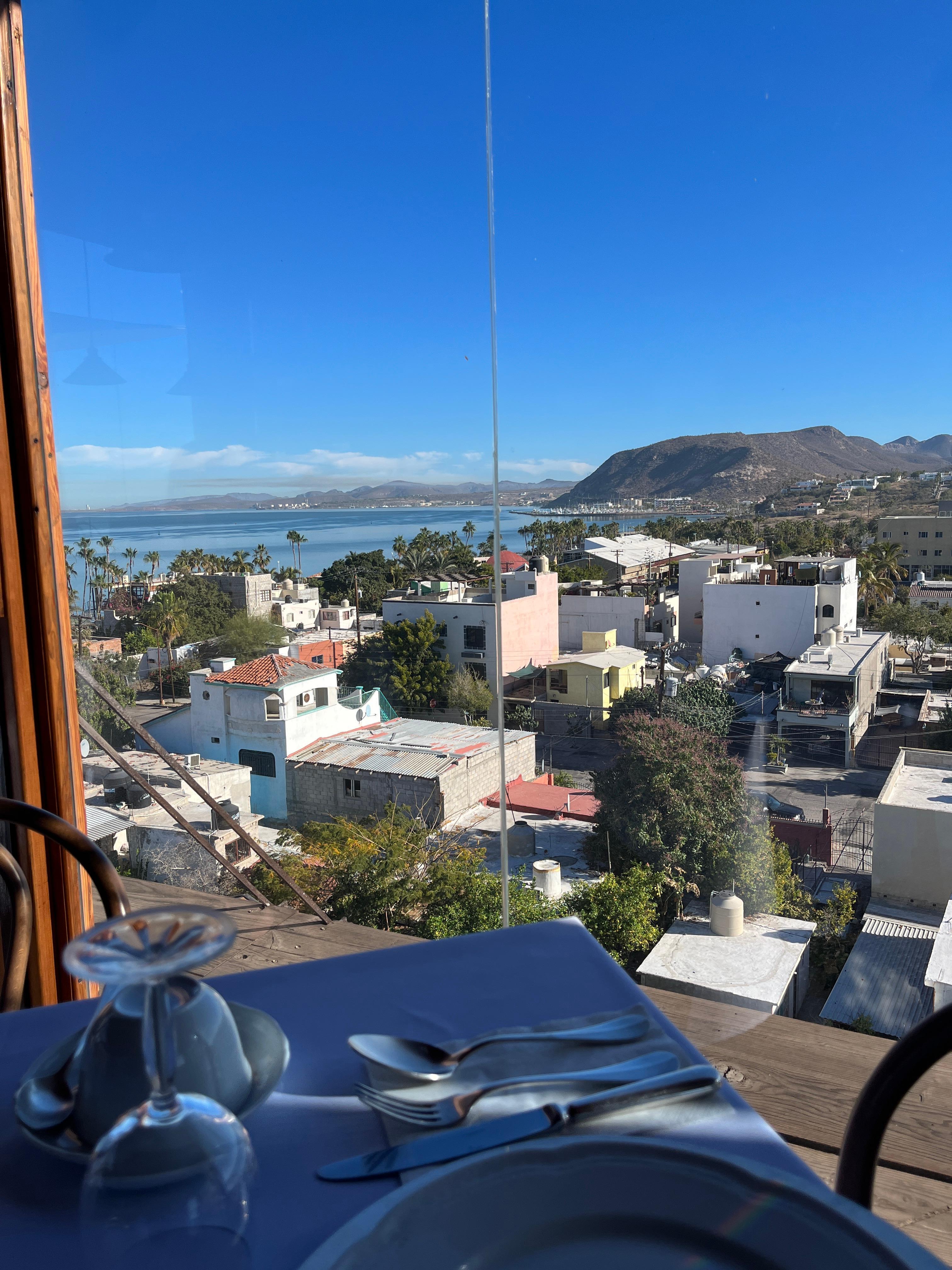 View from the tip top dining room