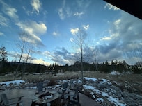 Beautiful sunset views from the living room!