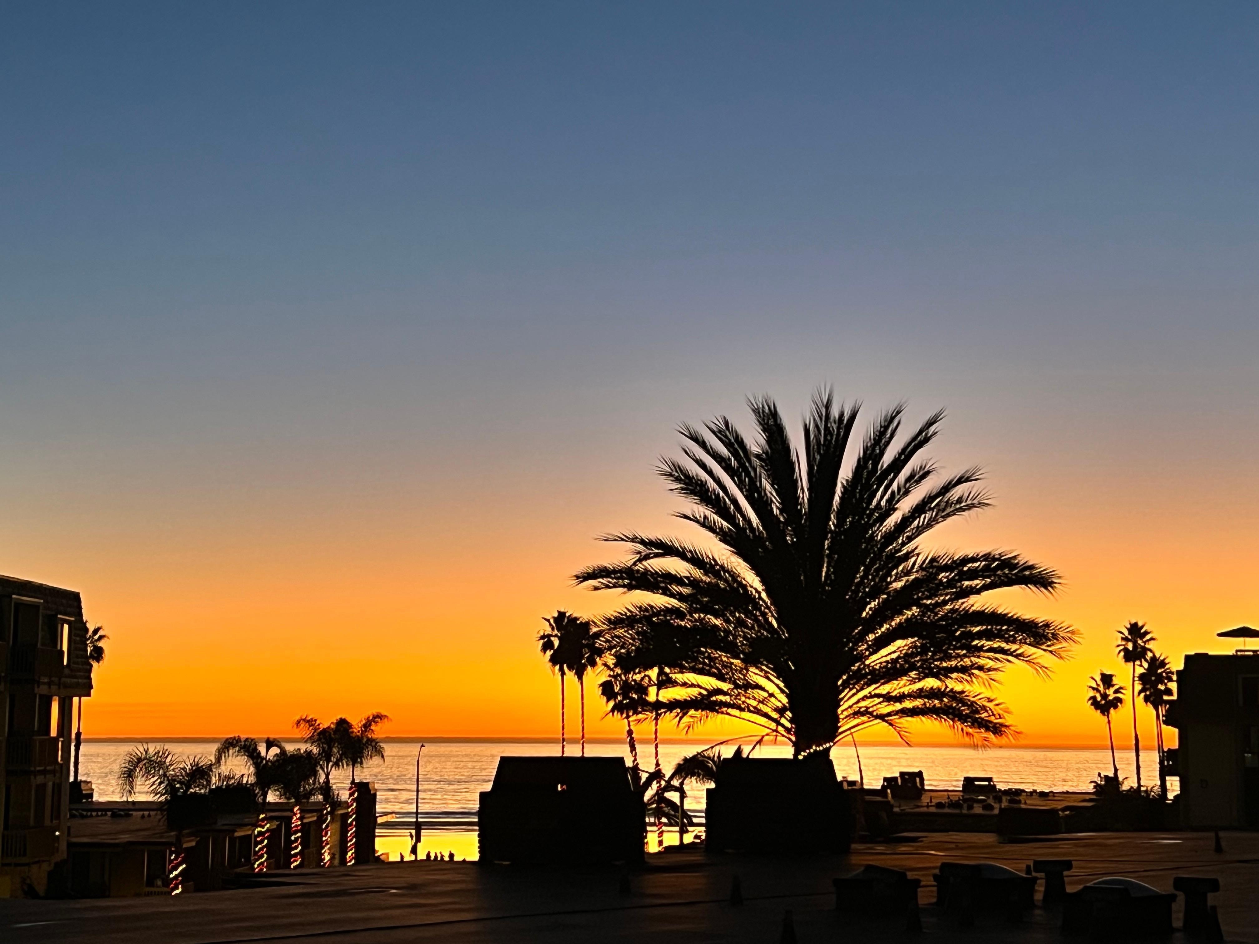 View from our balcony. 