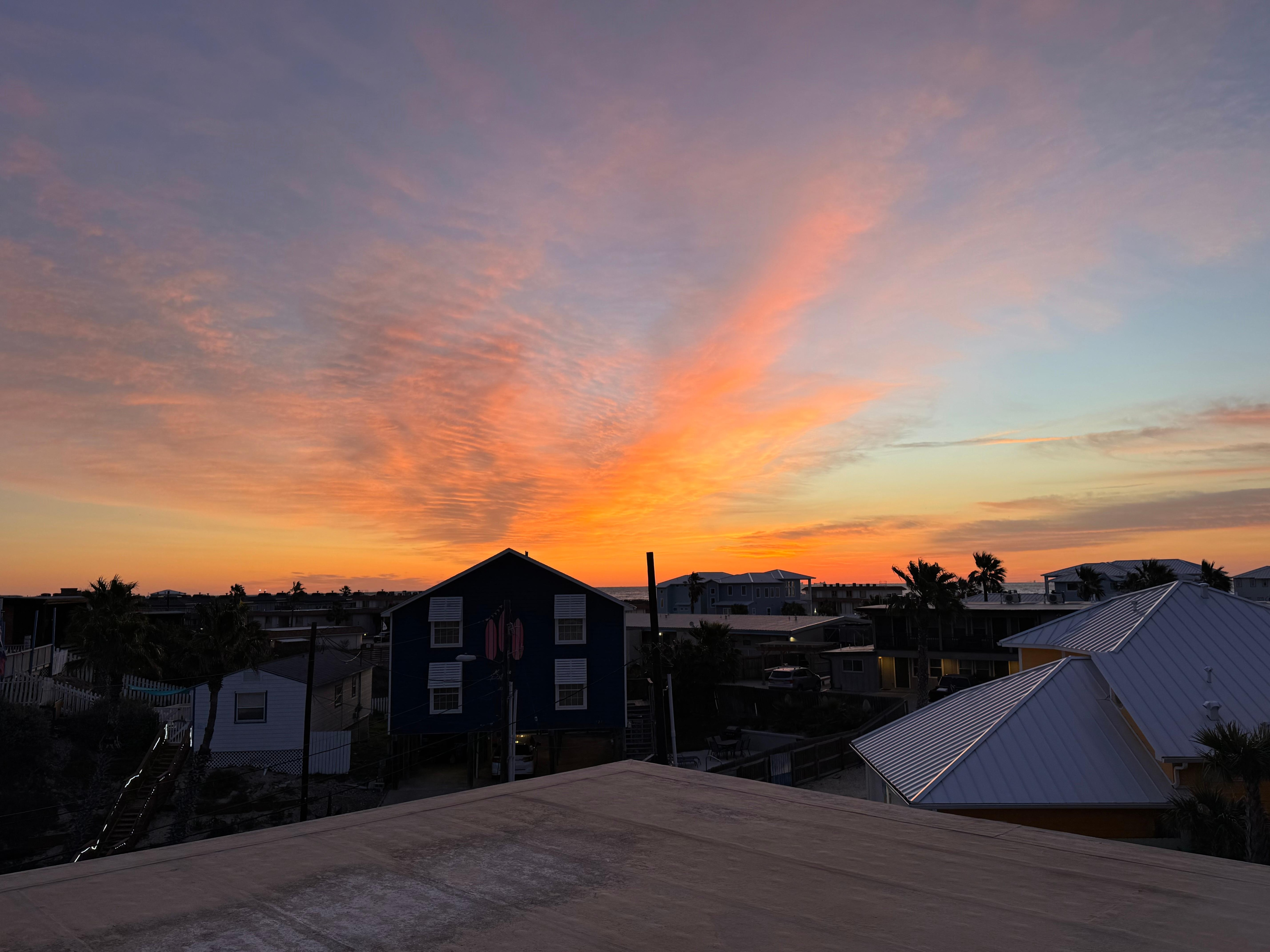 Perfect sunrise view.