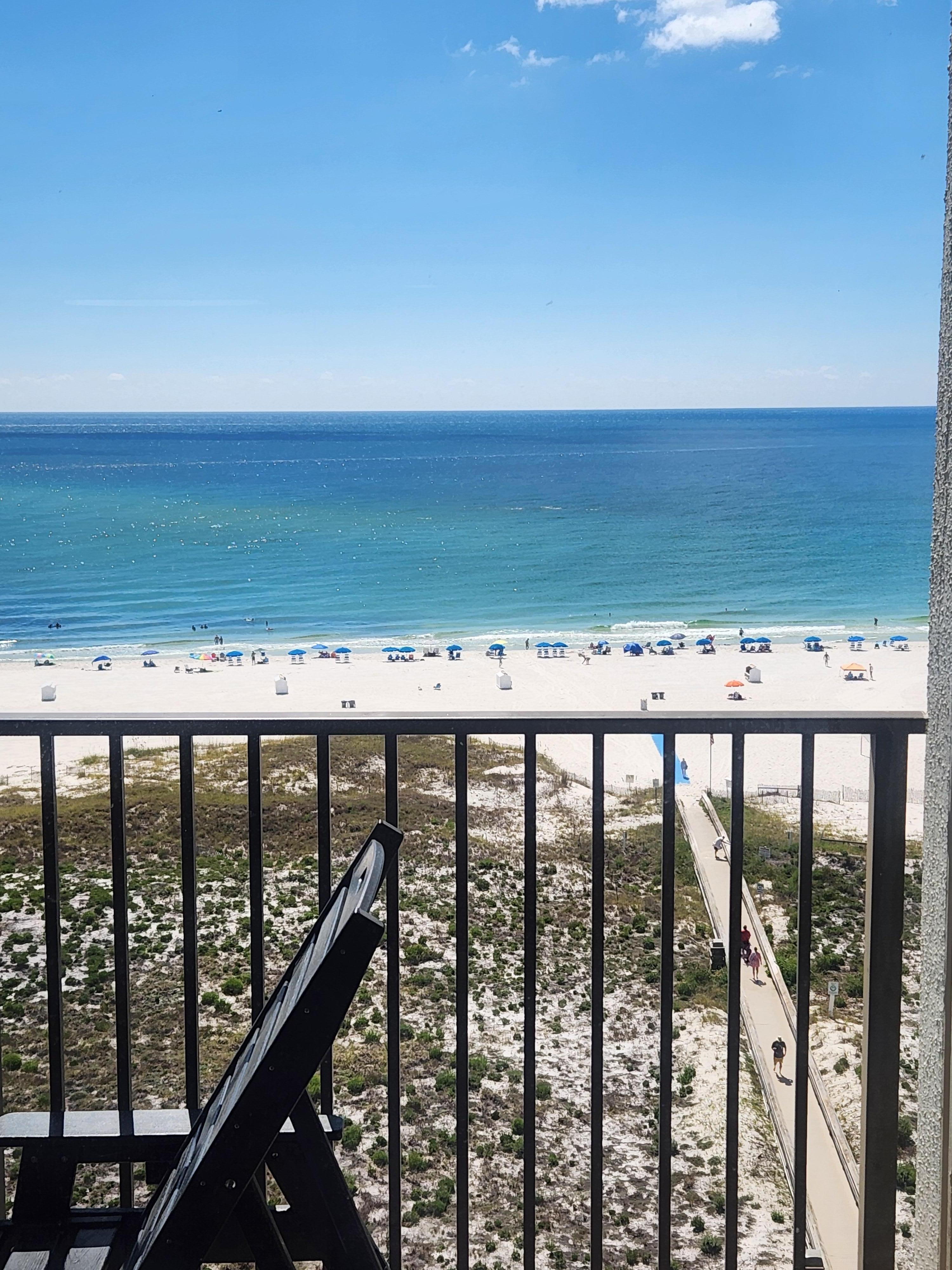 View of ocean from the balcony 