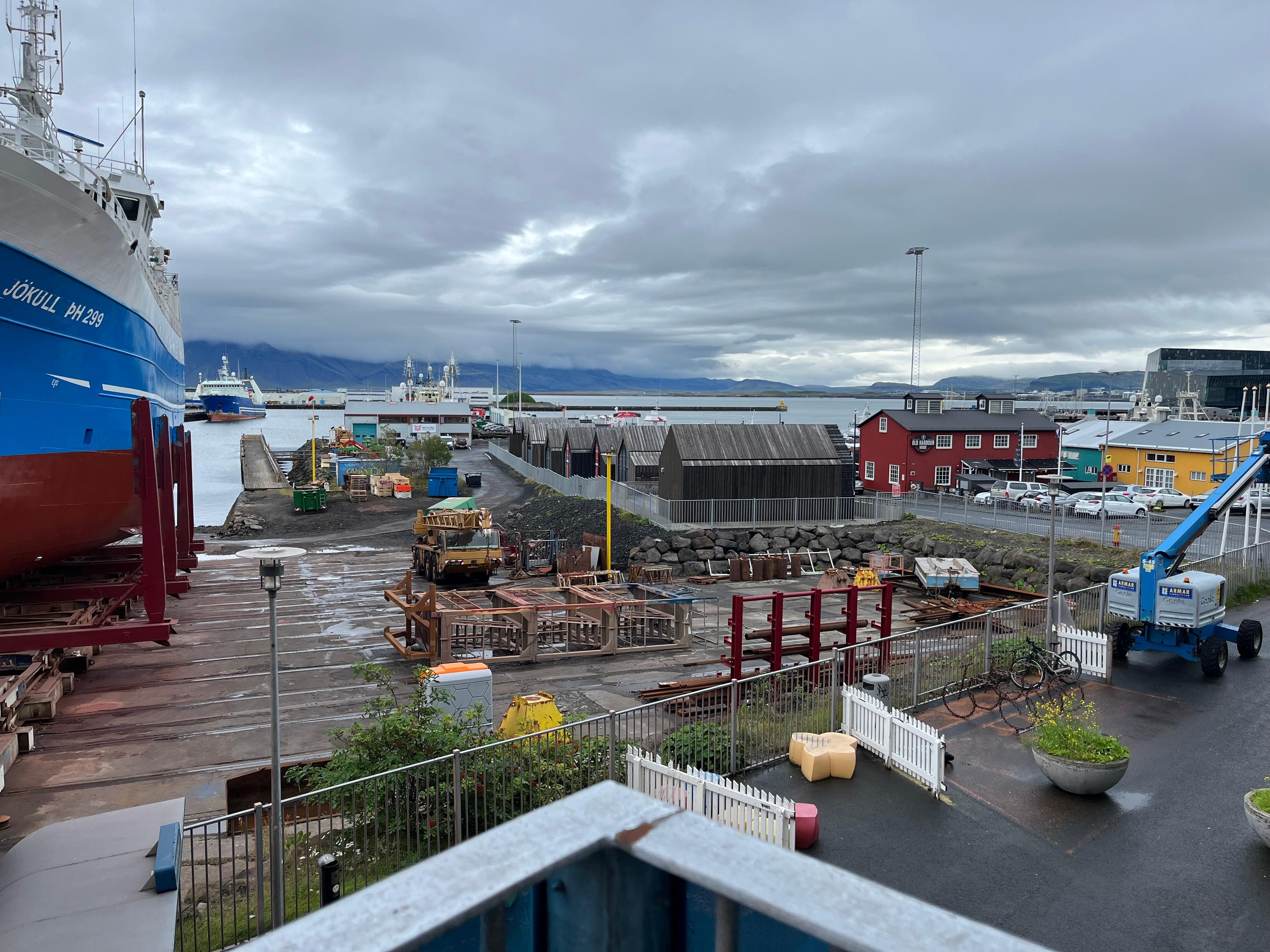 View from our balcony 