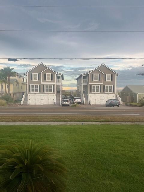 Beach view across from us