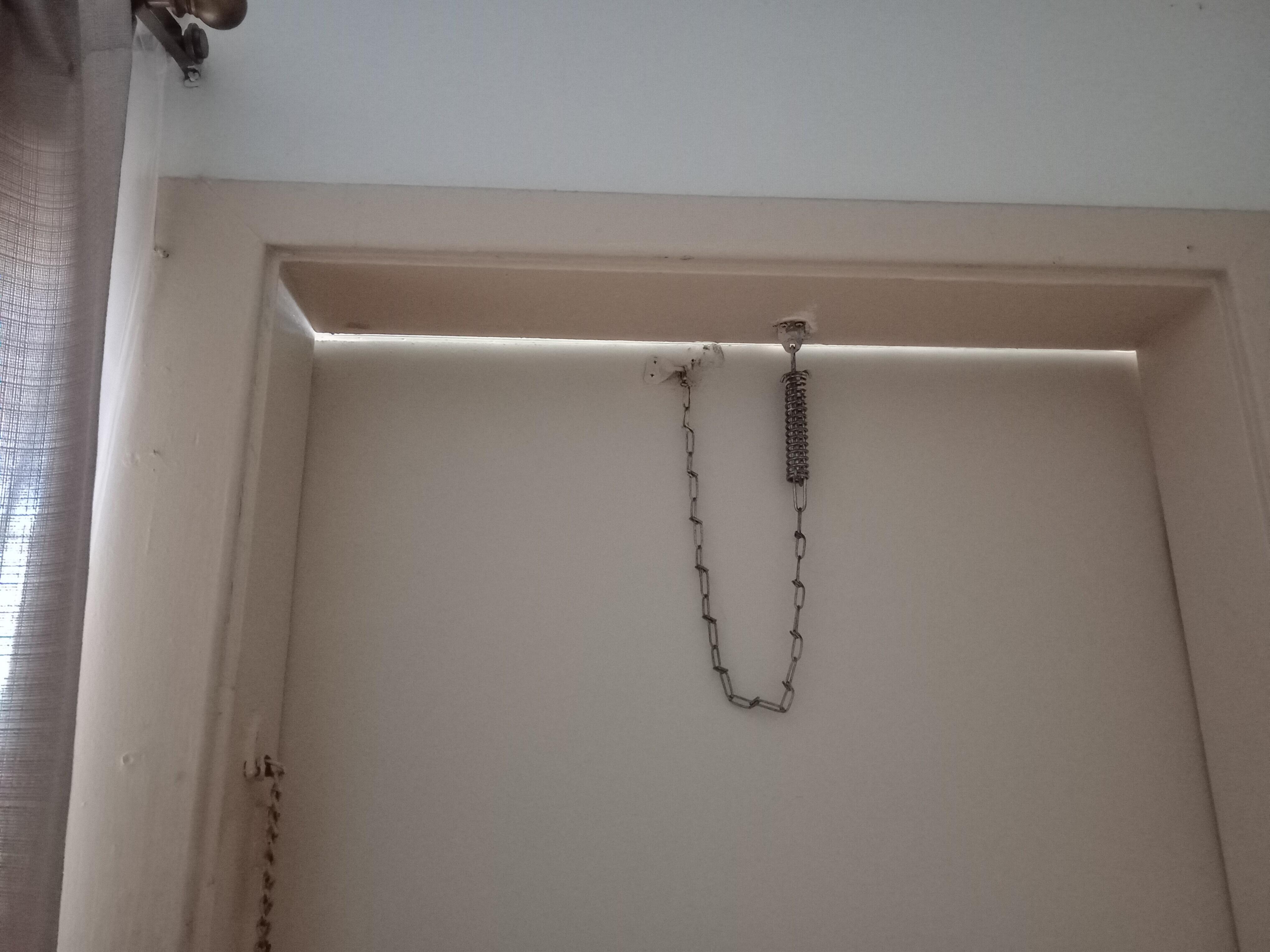Light coming through the entry door