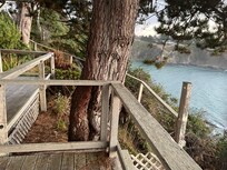 View of the cove to the south from the deck