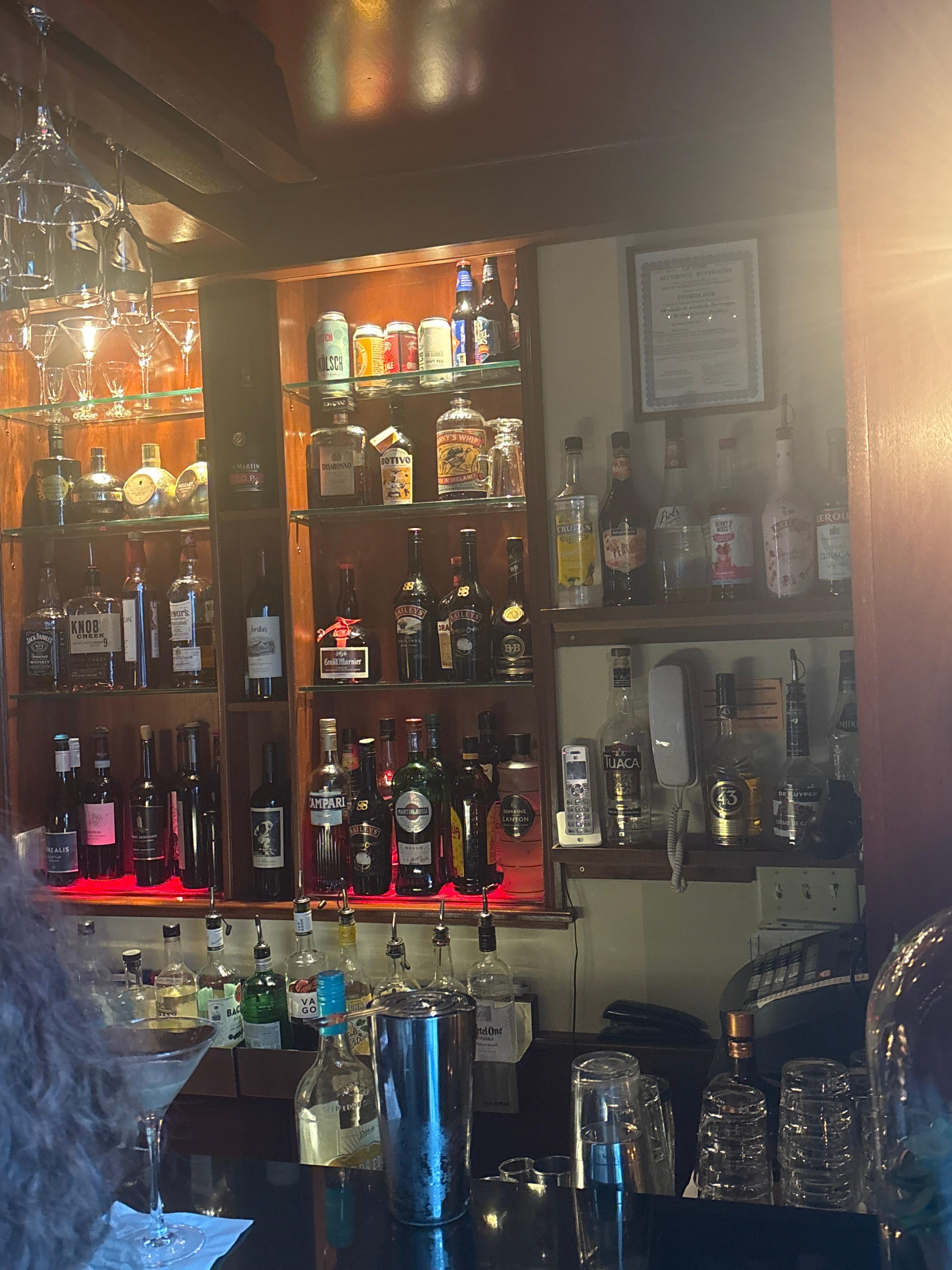 They had a nice quiet bar to grab a drink and relax as well