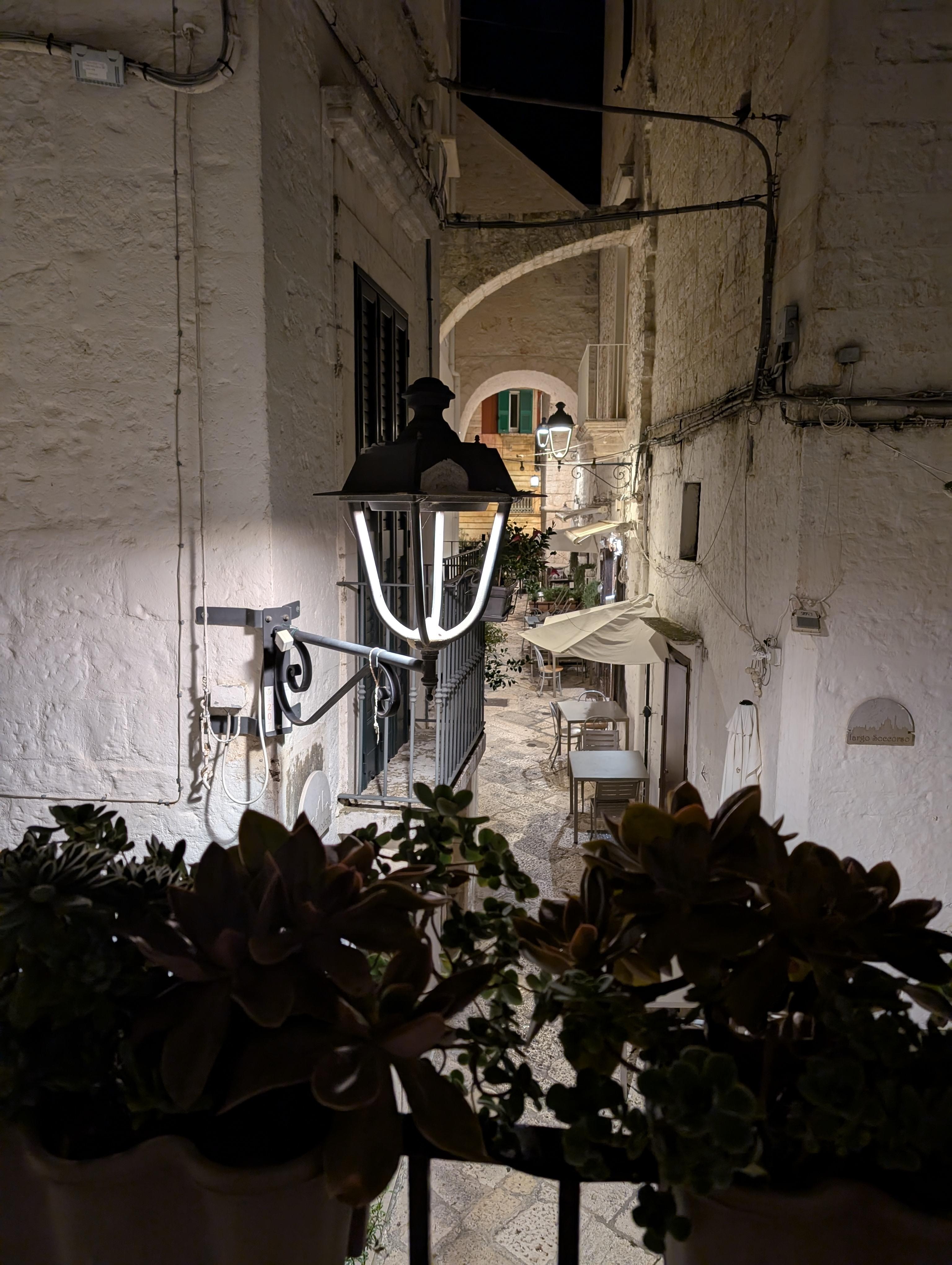 View from the balcony 