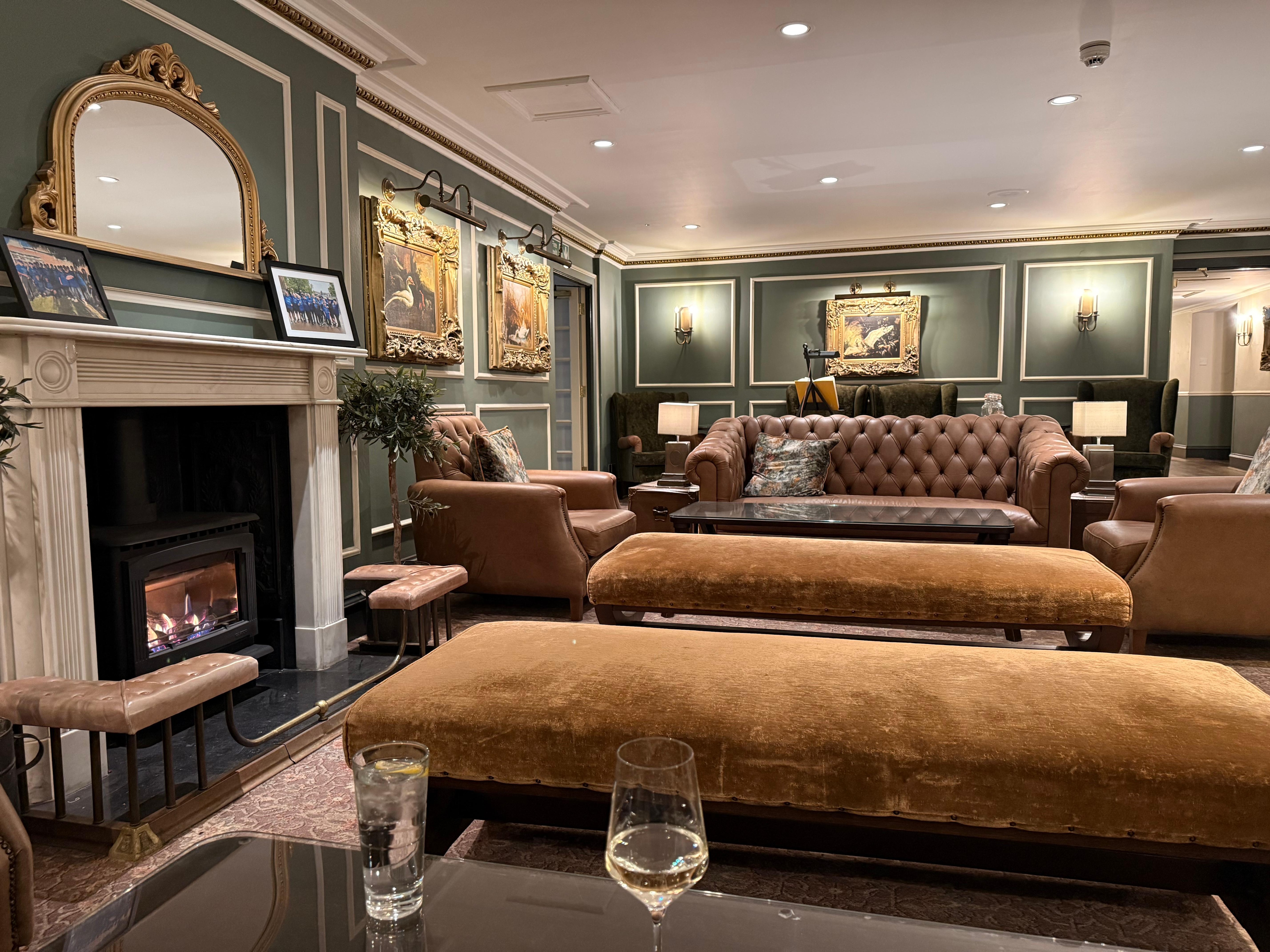 Hotel reception area