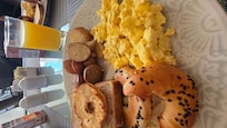 Delicious breakfast buffet