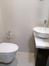 Clean toilet.