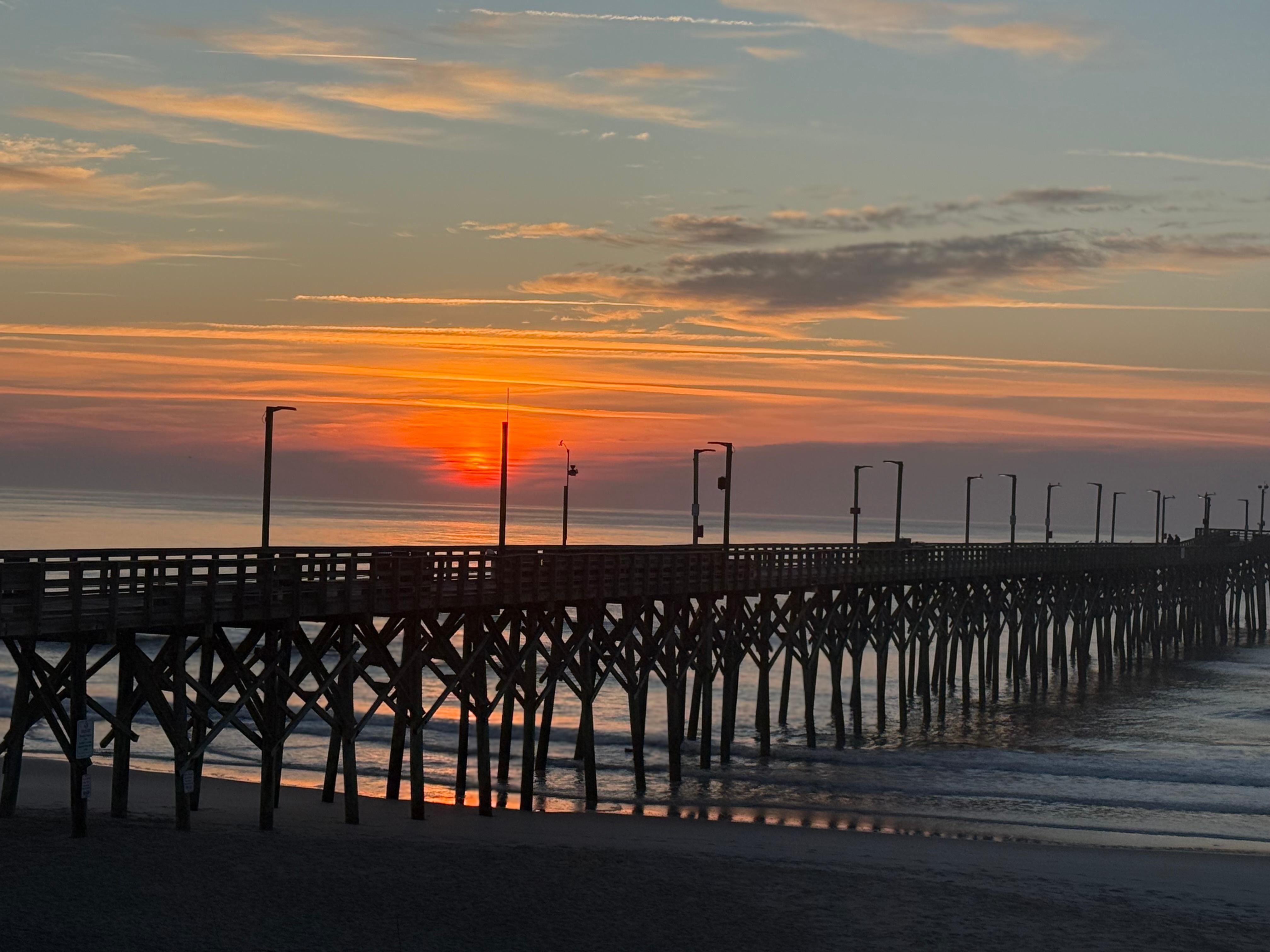 Beautiful sunrises in the deck