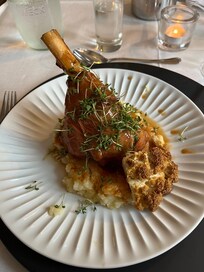 Lammeskank fra a la carte menuen