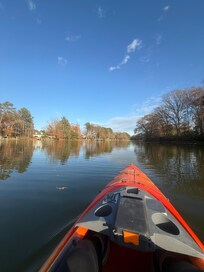 kayaking on Dixon Creek
