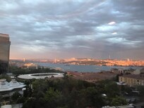 Vue de la chambre sur le Bosphore -