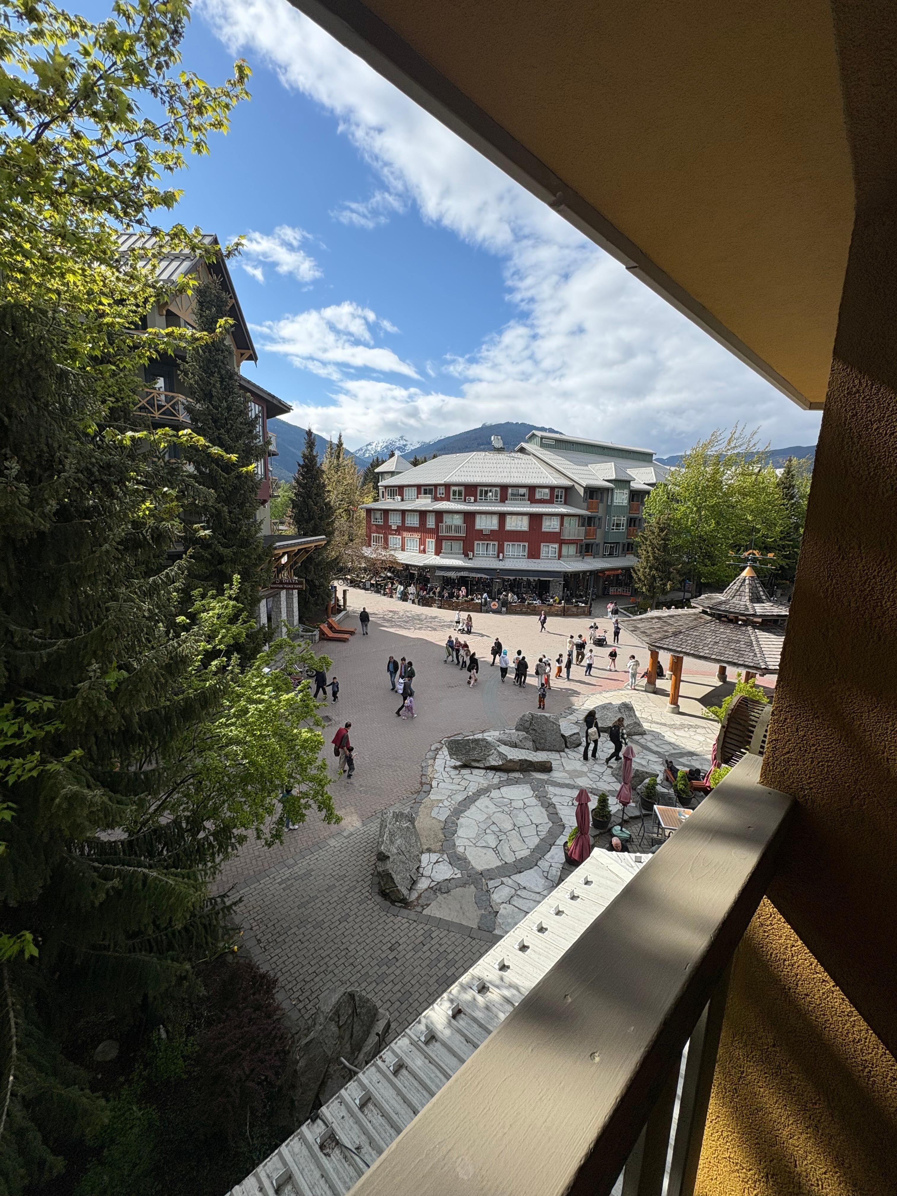 View from balcony 