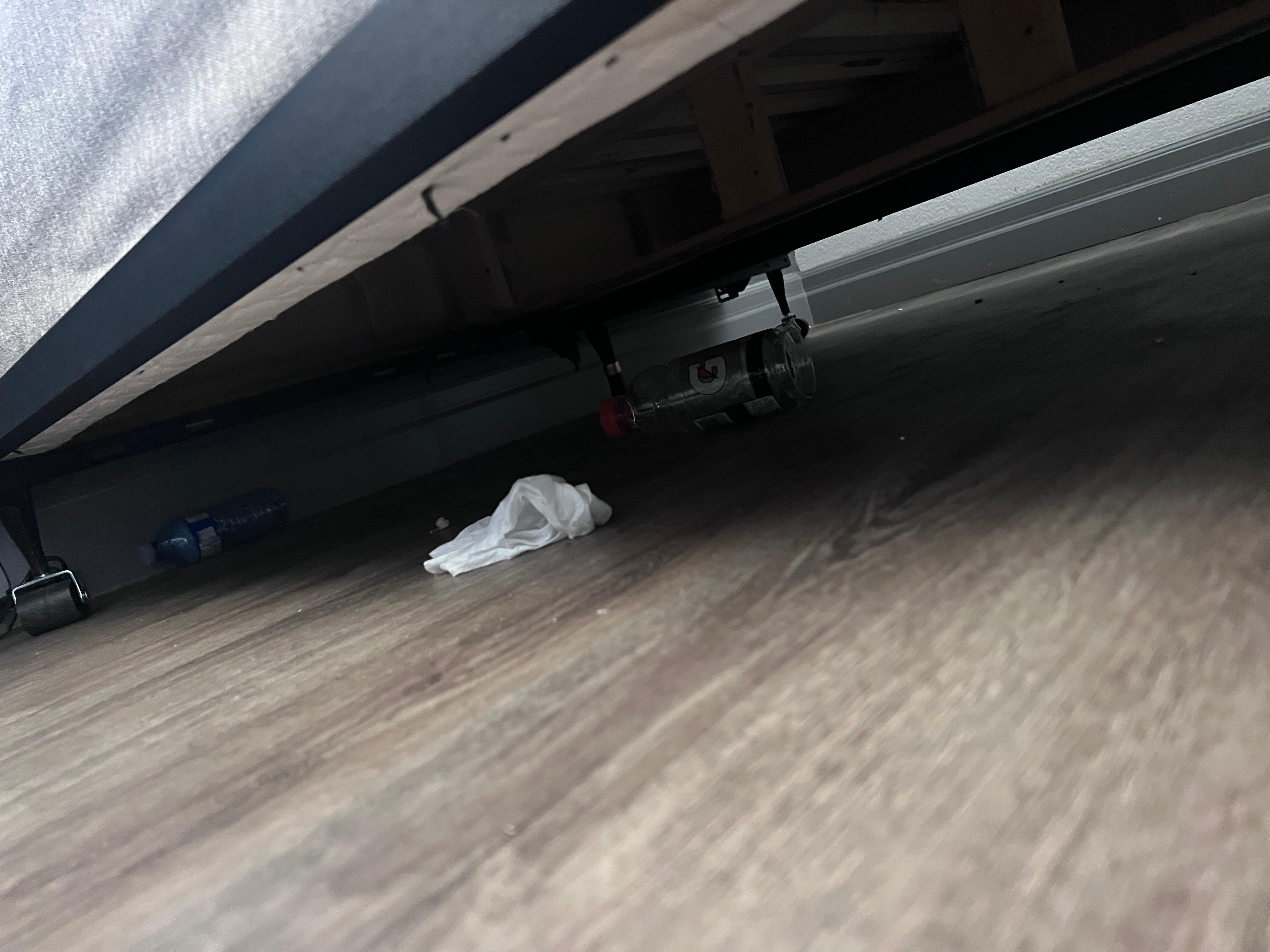 Room wasn’t clean properly 