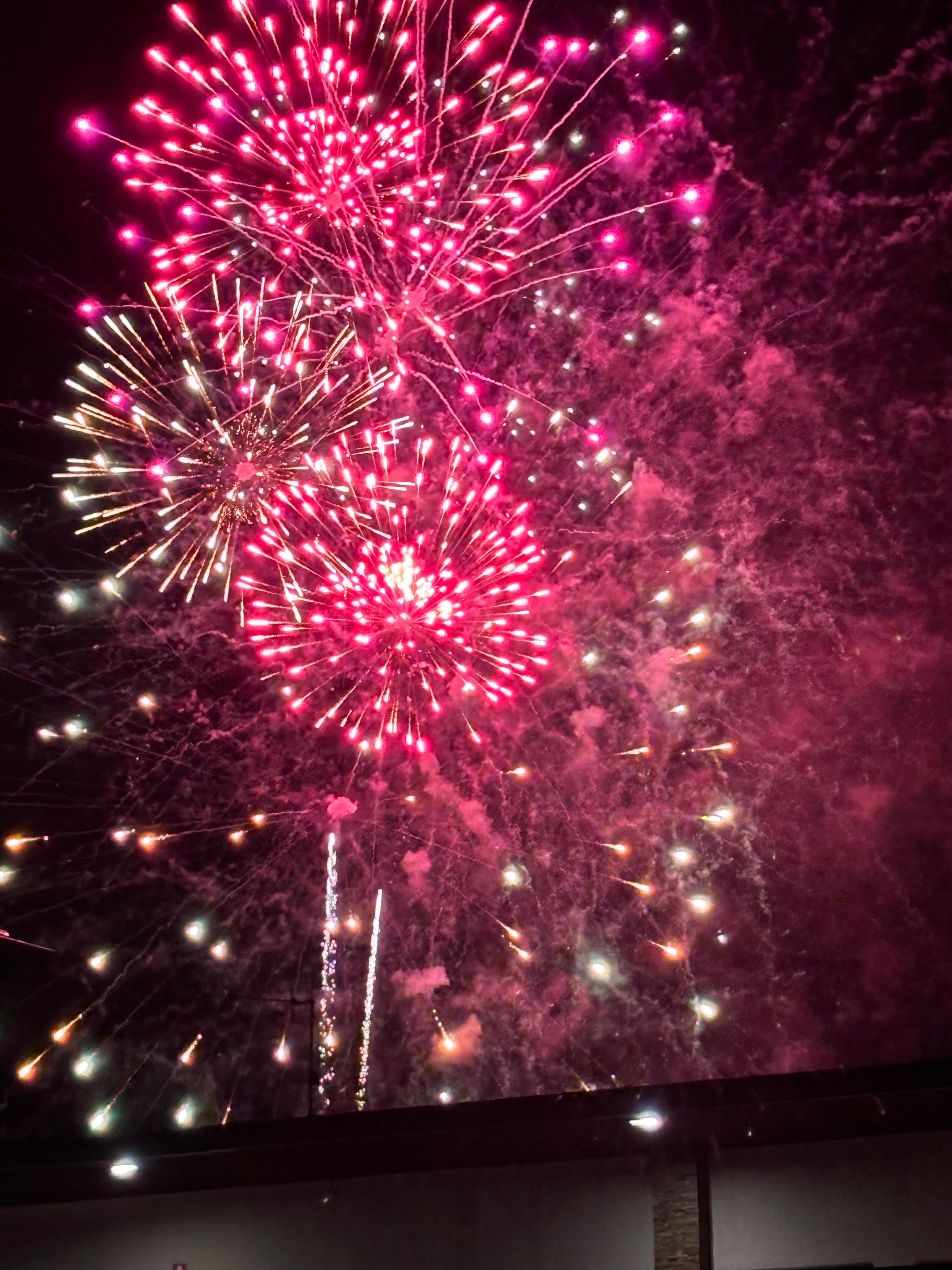 Cooma Show fireworks 