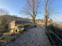 Ansicht der Burg von der Oberburg aus