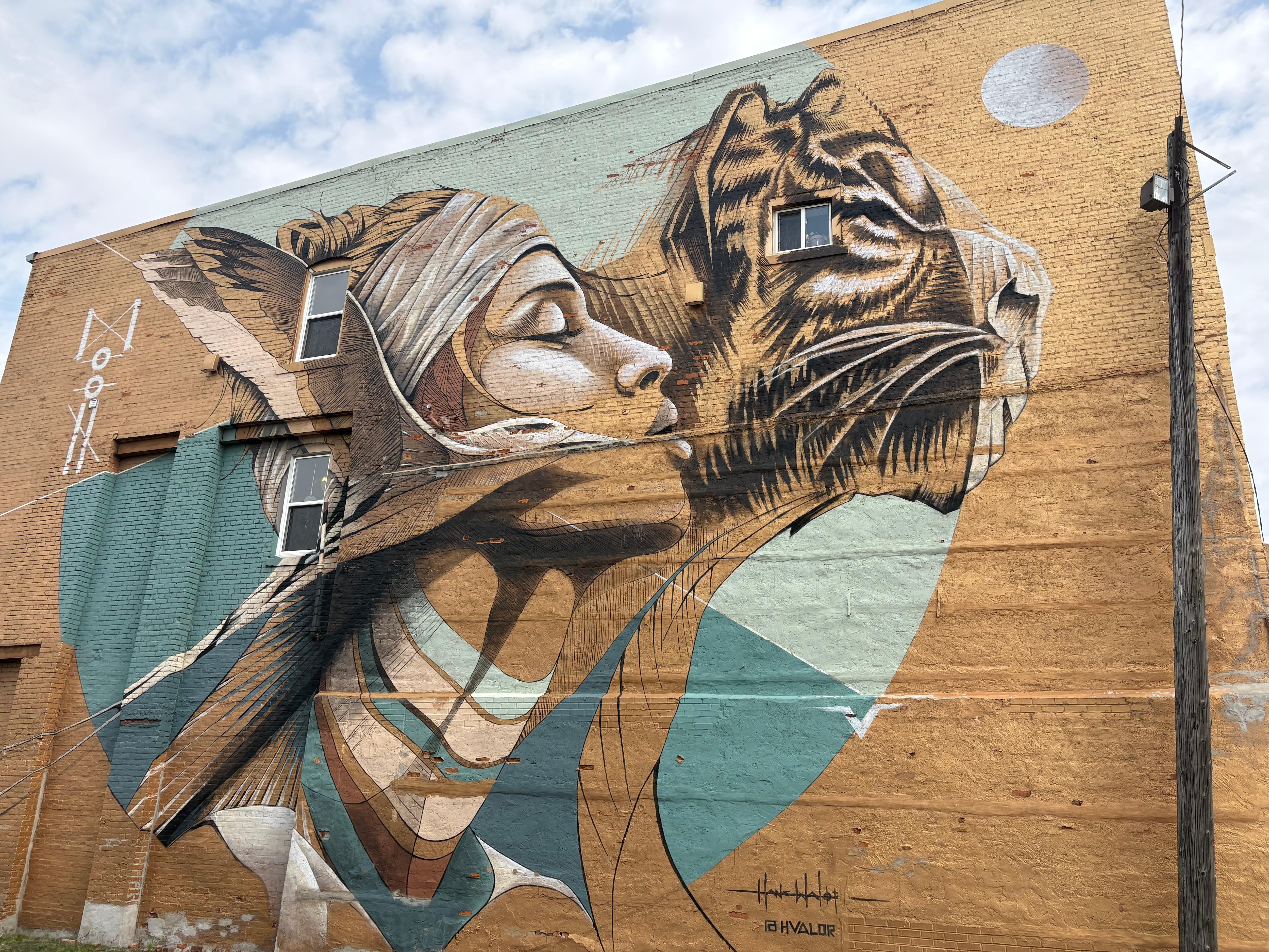 So much great street art in Detroit 