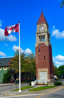 Clock tower downtown.