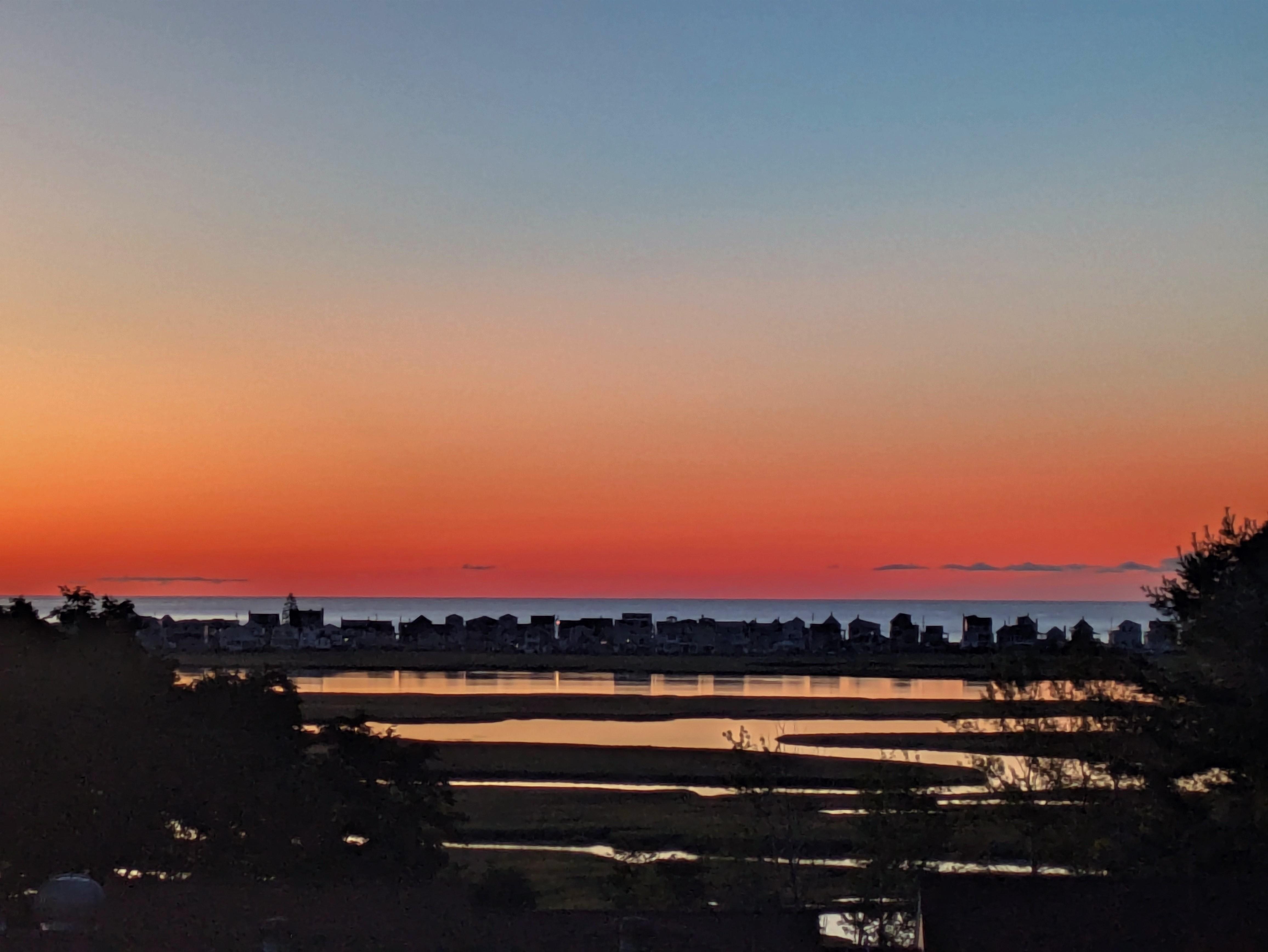 Balcony view from the master bedroom