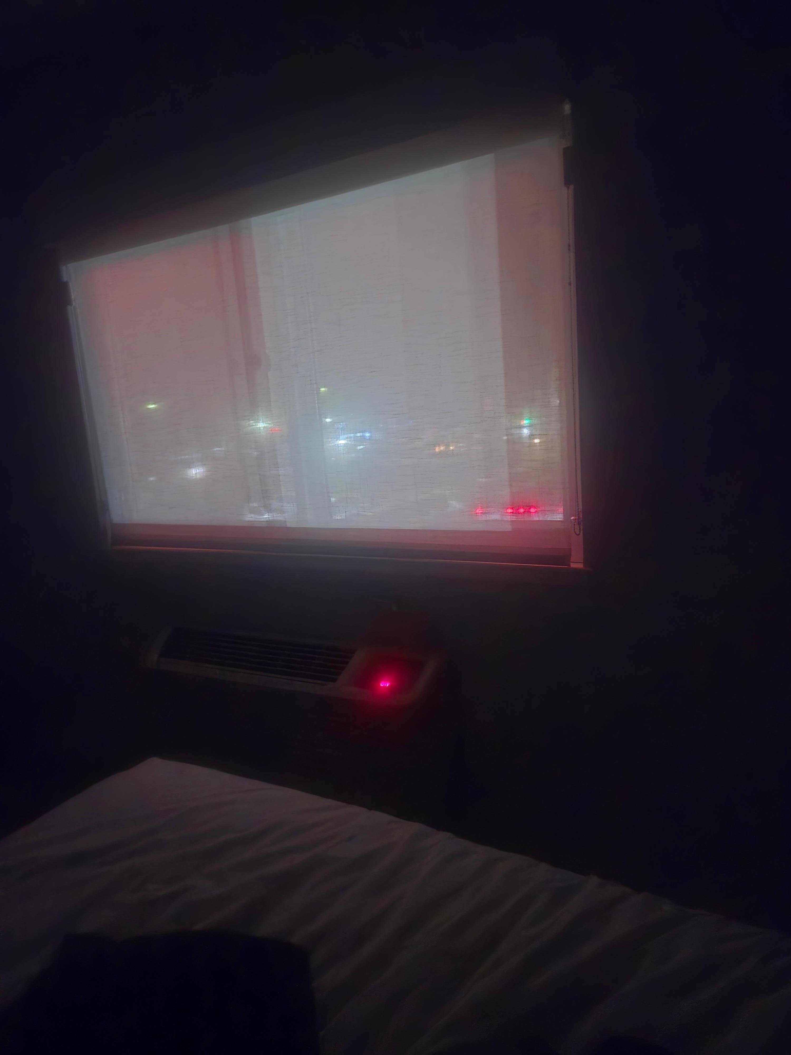 This is the only shade over the window