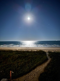 Full moon over the water