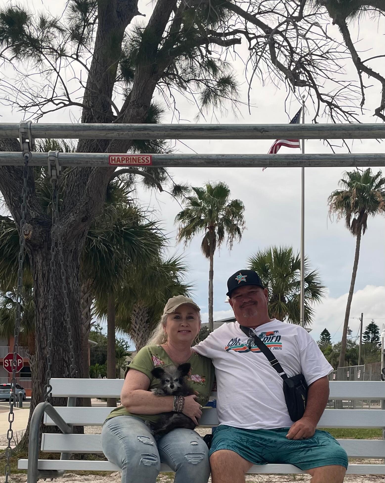 Just a swinging by the sea