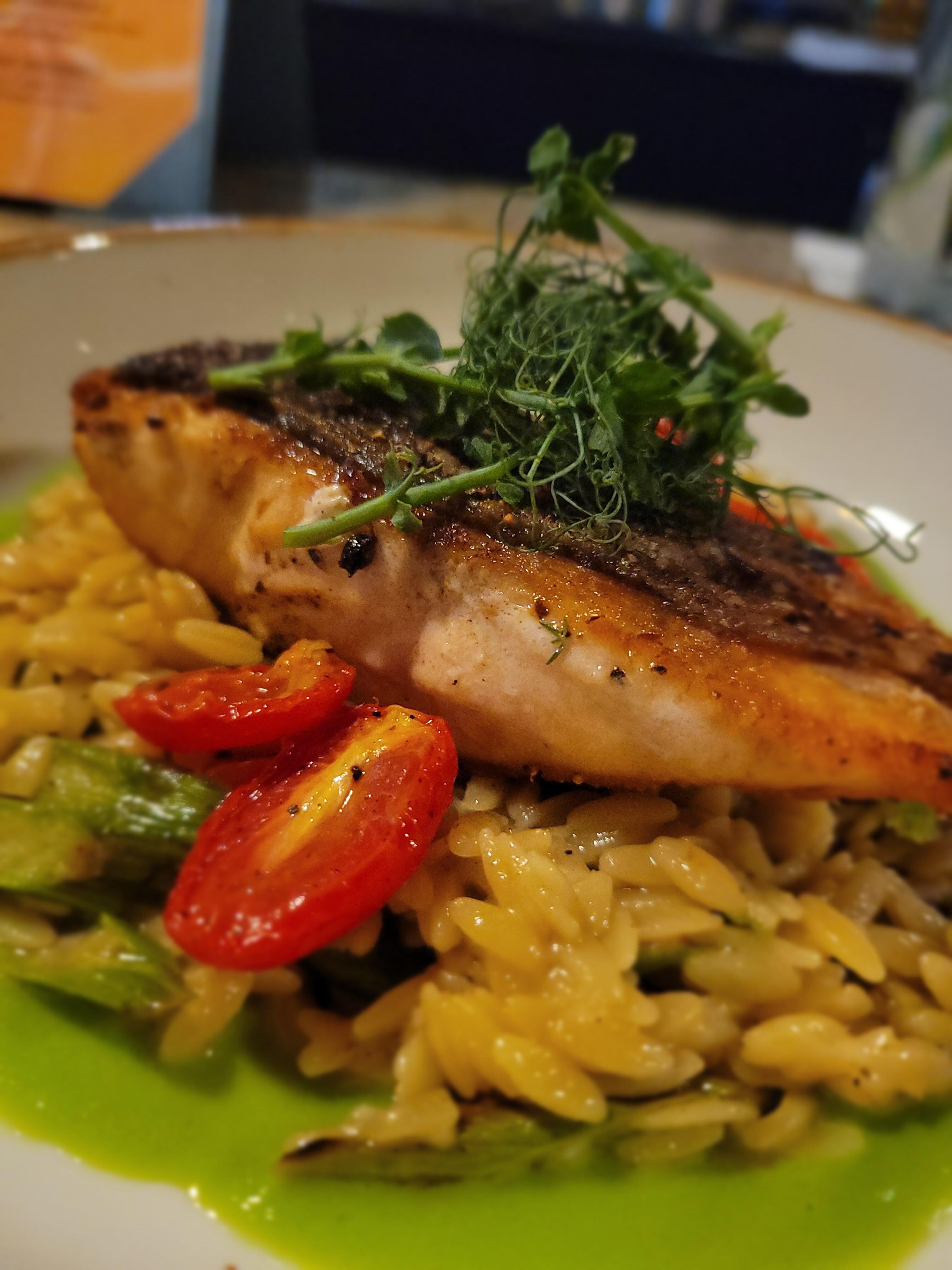 Salmon dinner 