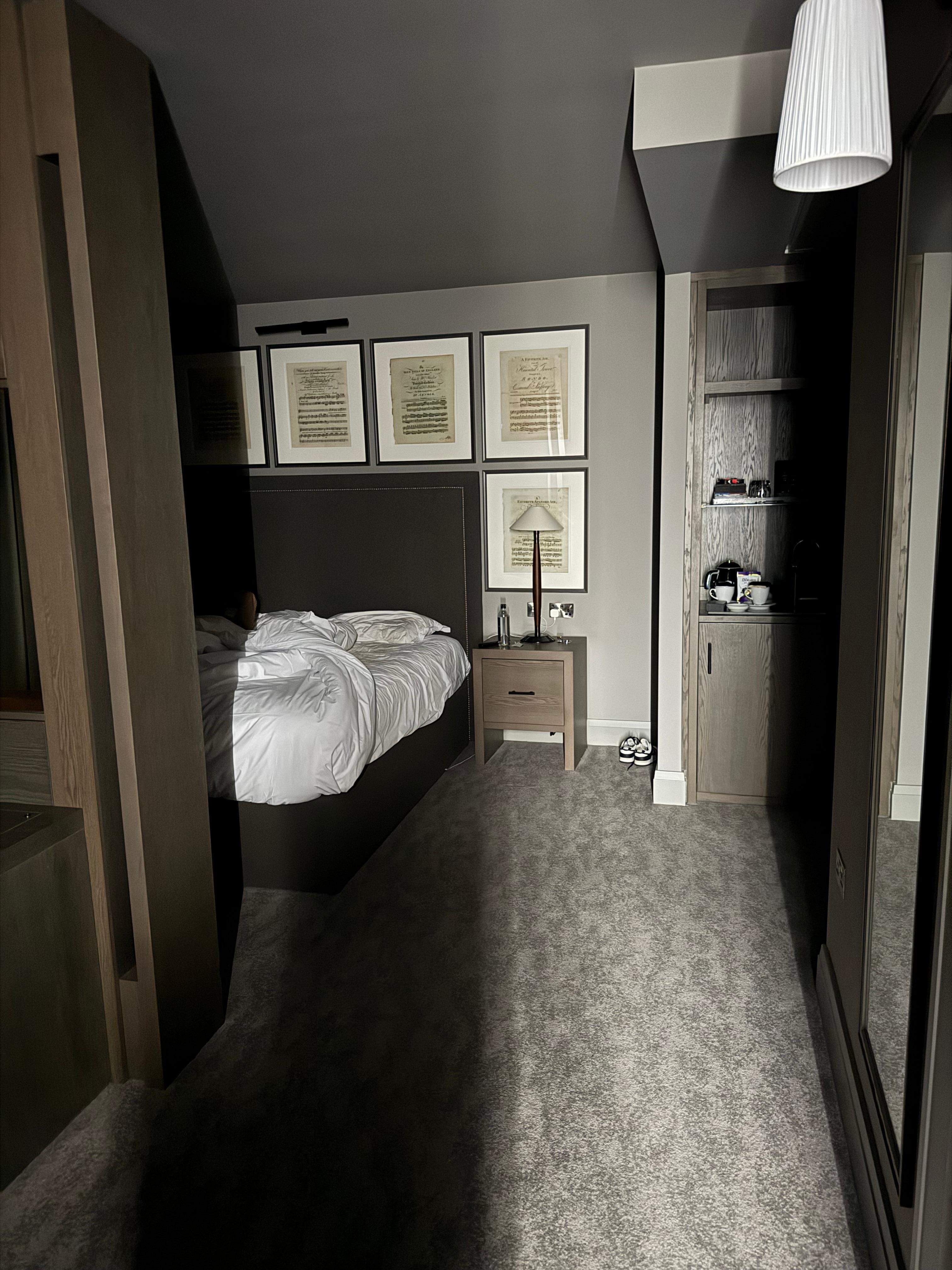 Brightness in room at 6.40am