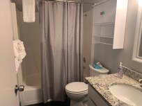 Bathroom off the living area