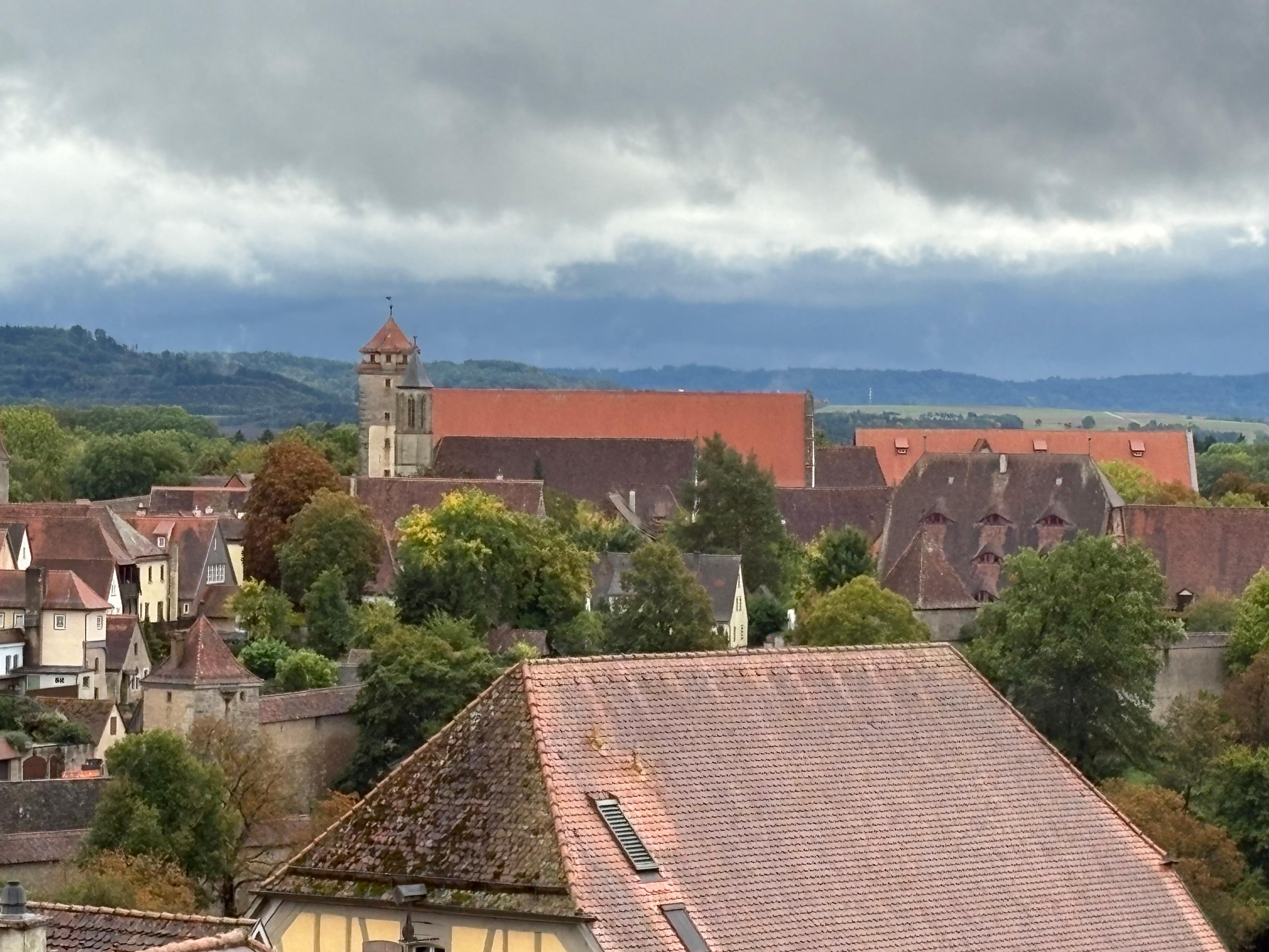 View from our room/balcony