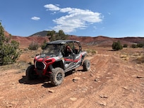 UTV near Torrey with the kids