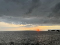 Sunset from the balcony