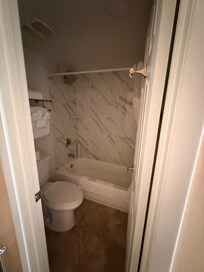 Bathrooms are updated and clean