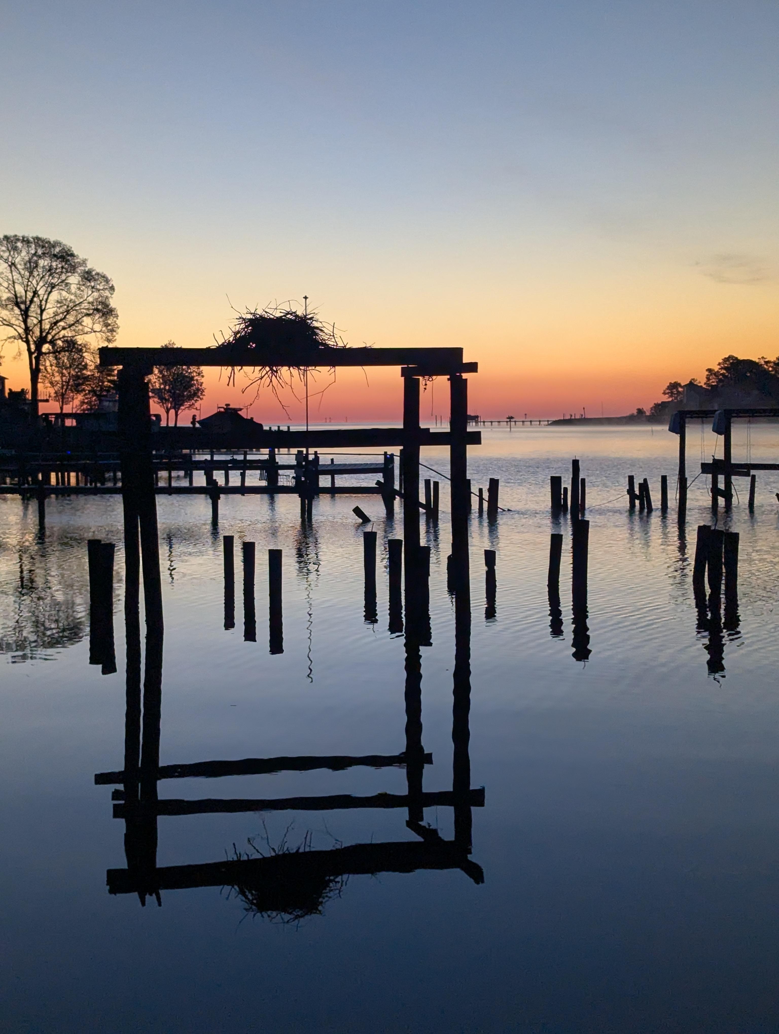 Sunrise from the pier