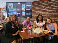 Family and friends of the deceased