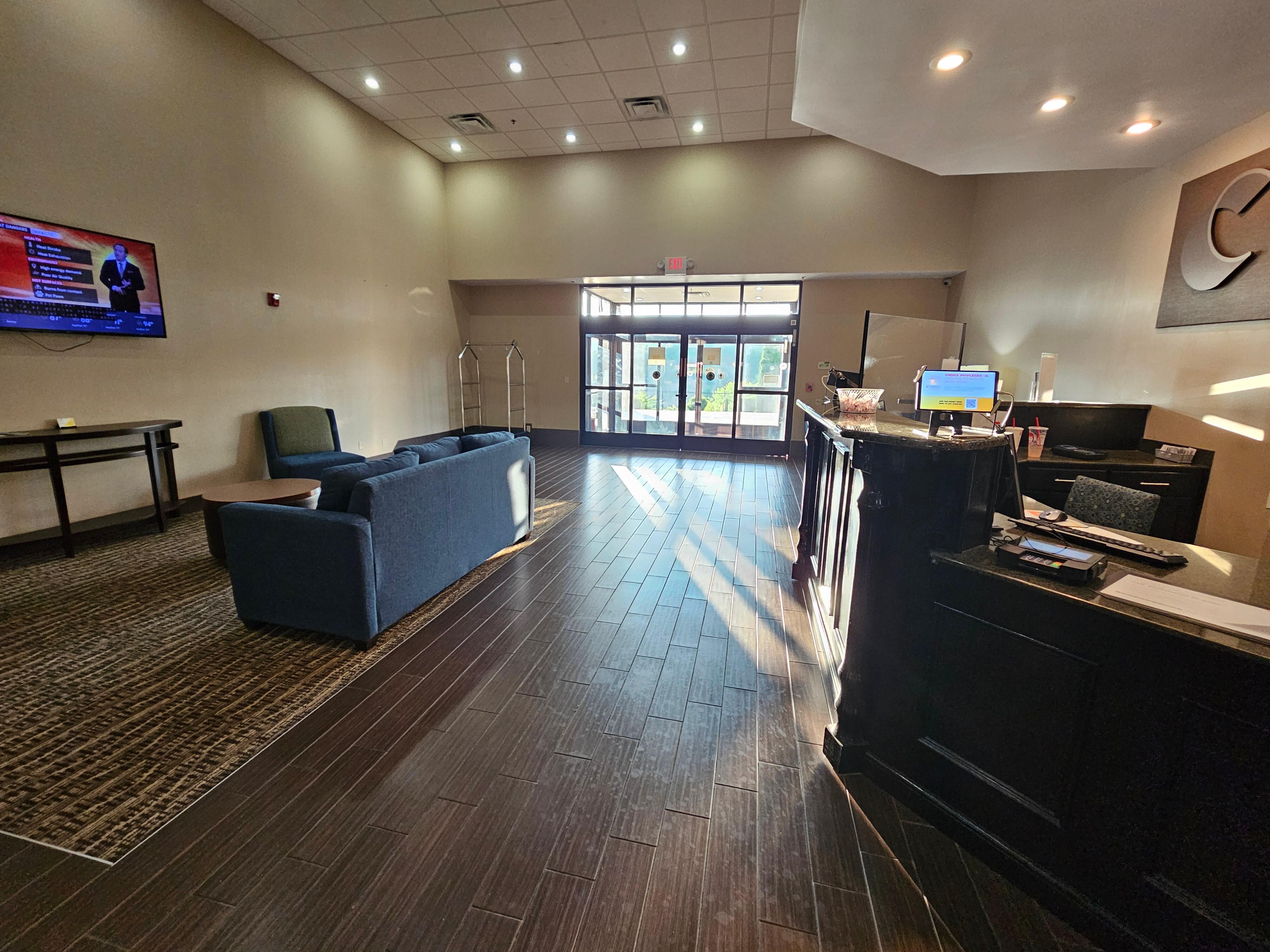 Front desk lobby