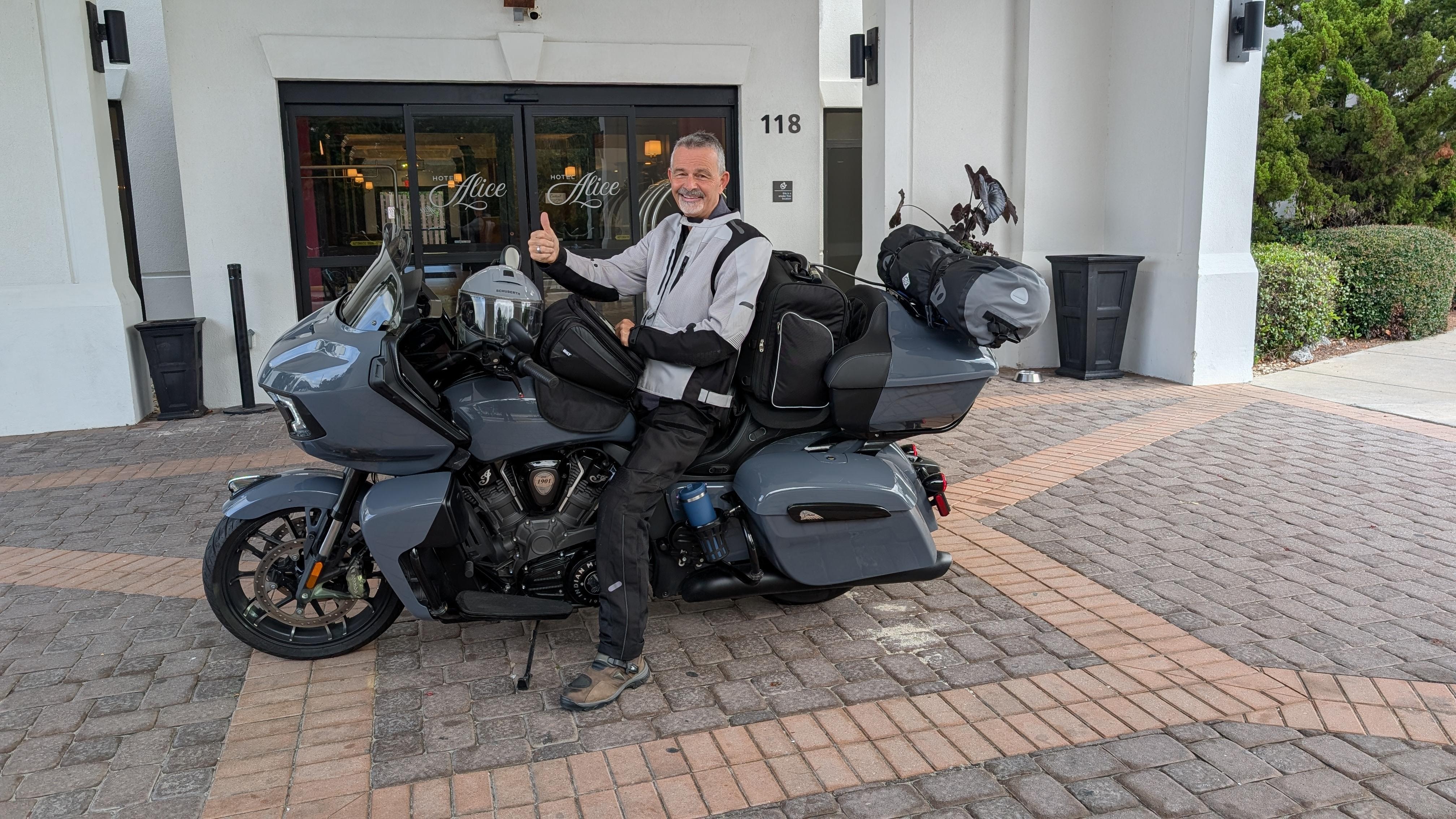 8000 Miles and 2 Months on a motorcycle.... A good hotel is Appreciated. 