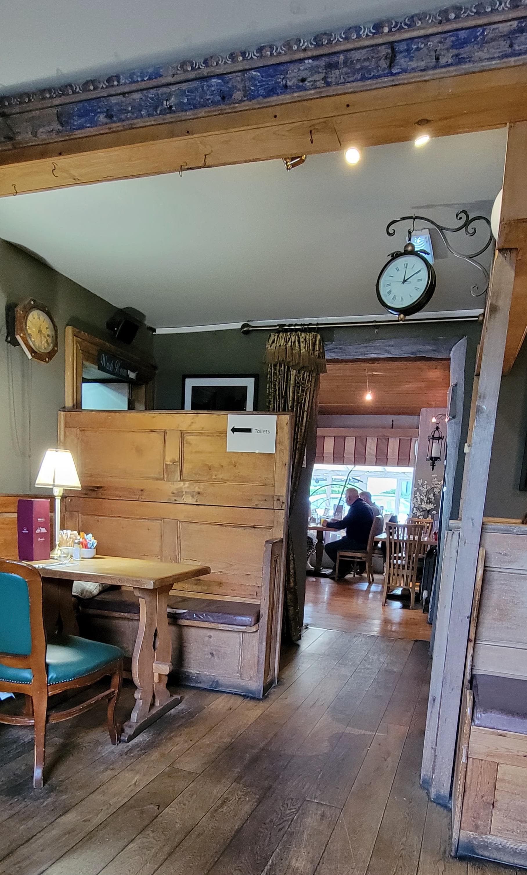 Where we sat for dinner.