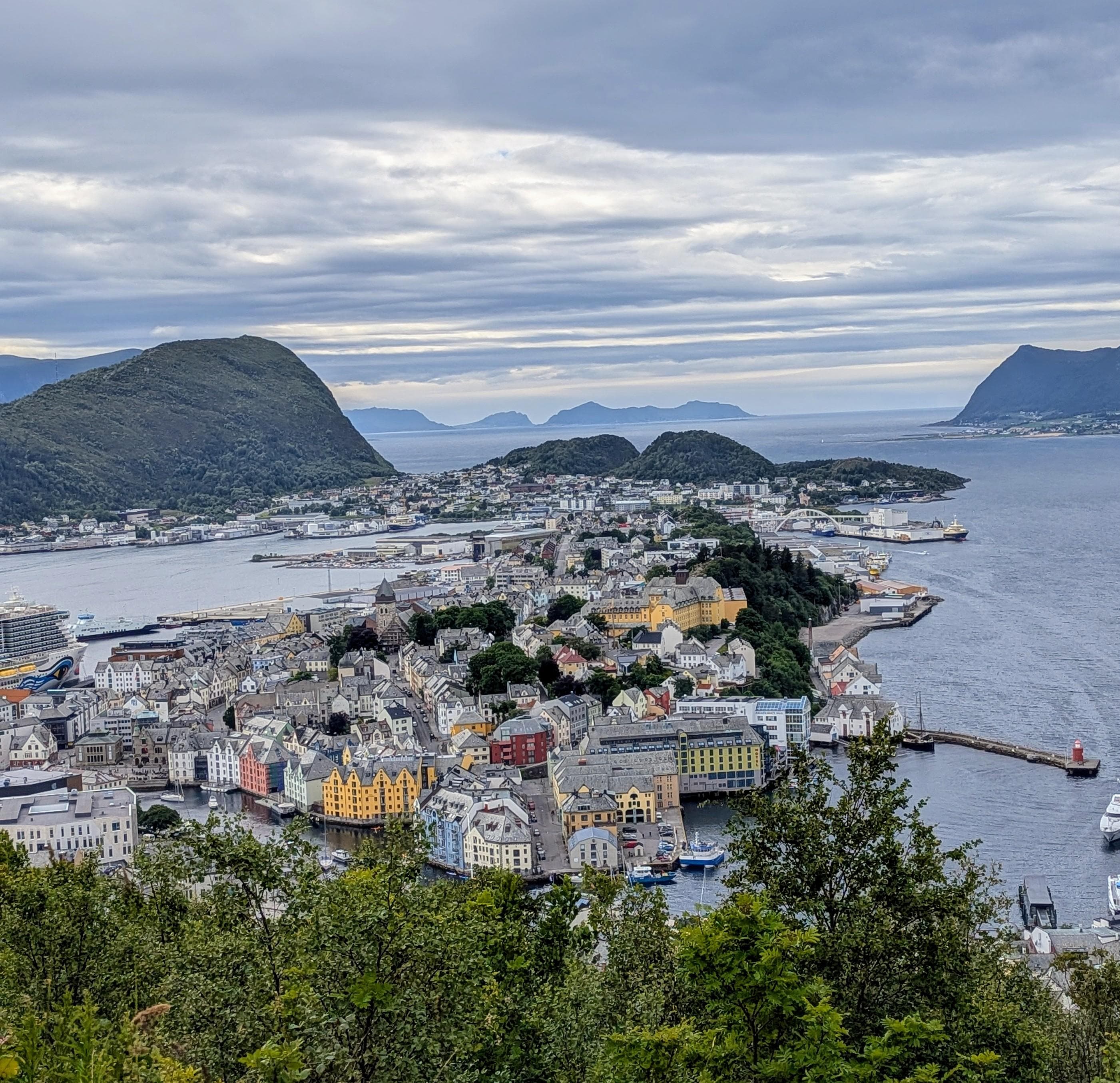 View from viewpoint 