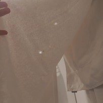 Holes in towels after reporting house in the previous days towels