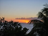 sunset from the deck at Elaine's was a real boone. Different every day.